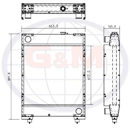 Radiator for sdmo generator - sdmo,