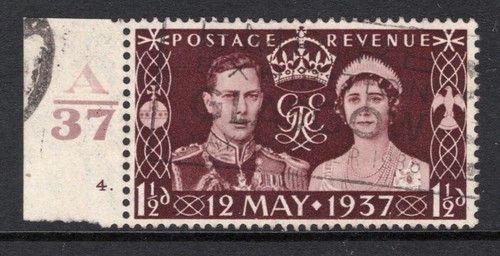 1937 coronation control - 1937, 1½d