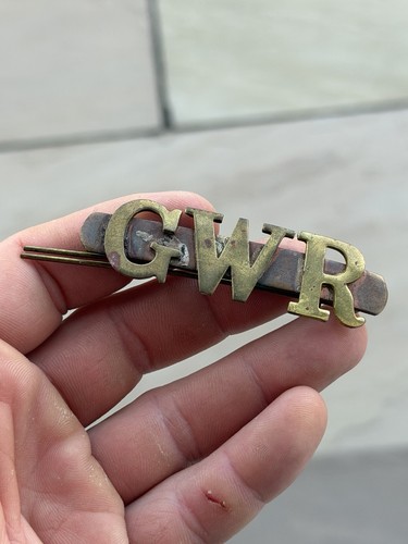Railway gwr cap badge - cap,