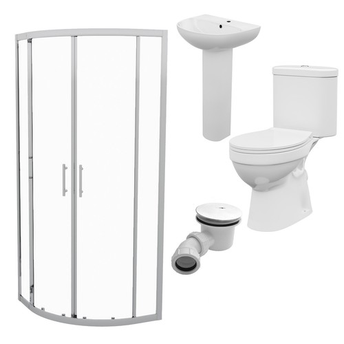 White 550mm round - white, slim