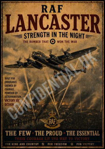 Lancaster bomber raf scampton - lancaster,