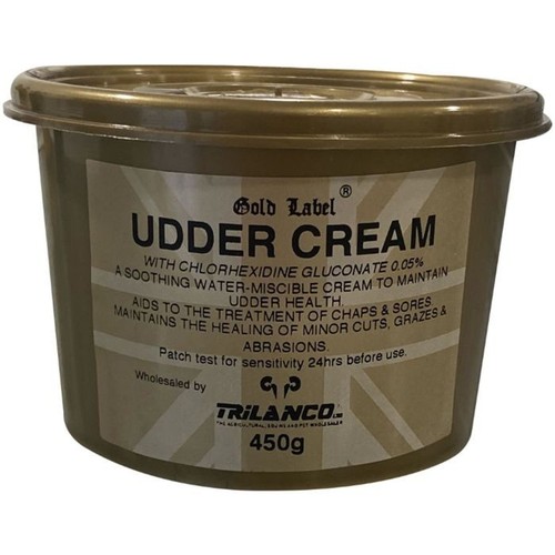 New gold label udder - label,