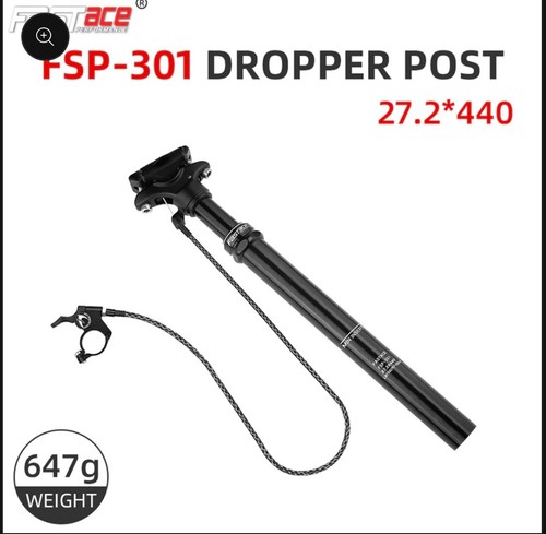 Adjustable bicycle dropper - adjustable,
