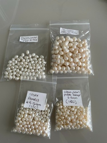 Freshwater pearls various - freshwater,