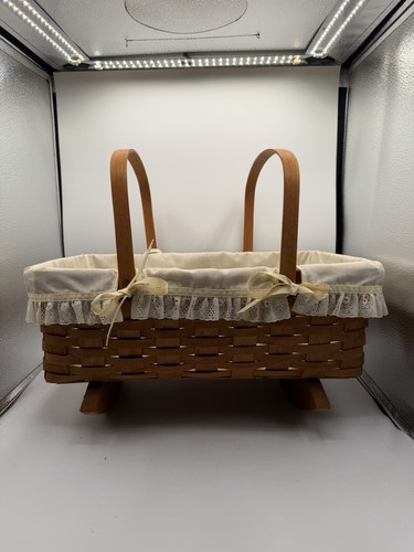 Longaberger 1991 doll cradle - 1991,