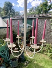 Handmade wrought iron 6-candle chandelier 20” Diameter COLLECTION ONLY!!!