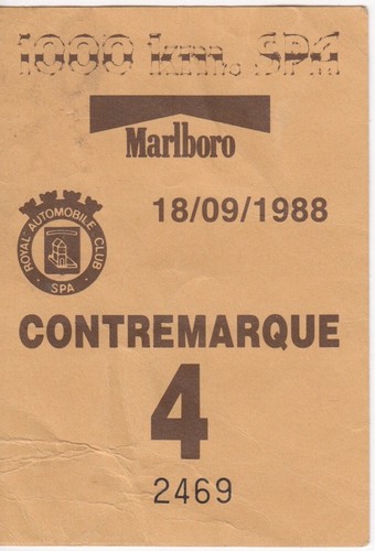 1988 spa 1000km group - group, c