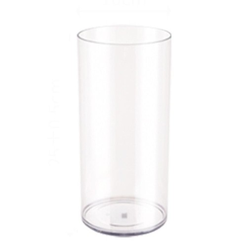 Clear flower vase - clear, acrylic