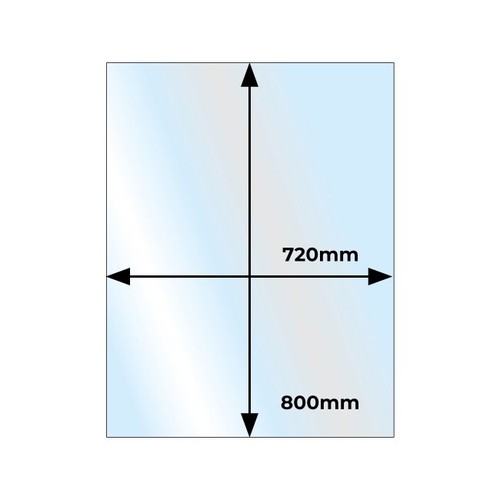 Glass hearth rectangular - glass,