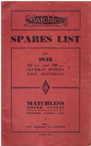 Matchless 350cc g3l 500cc - g3l,