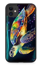 Neon Colourful Turtle Shell