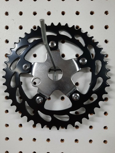 Black chrome 44t chain - black, &