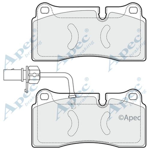Brake pads set - set, for