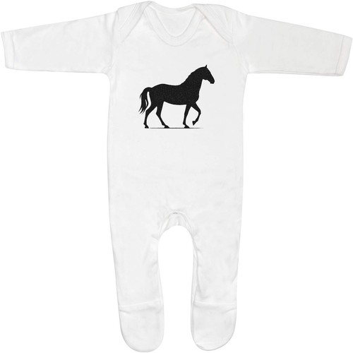 Horse silhouette baby - silhouette',