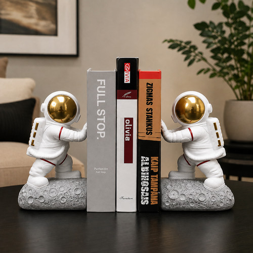 Astronaut bookends pair - bookends,