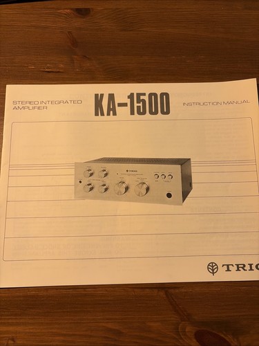 Trio 1500 stereo amplifier - ka-1500,