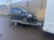 small tilt bed car trailer