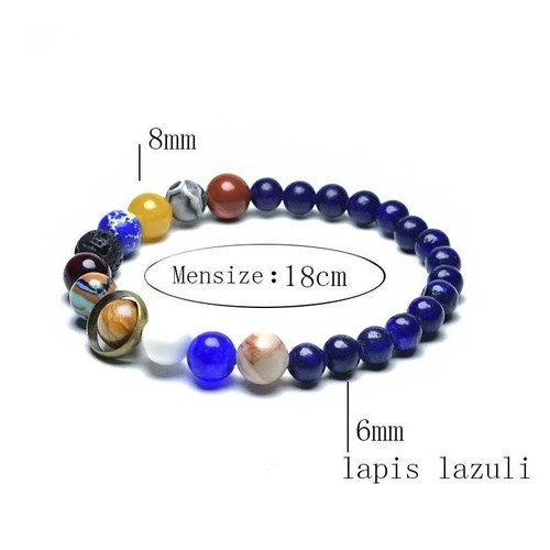 Natural eight planets bracelet - eight,