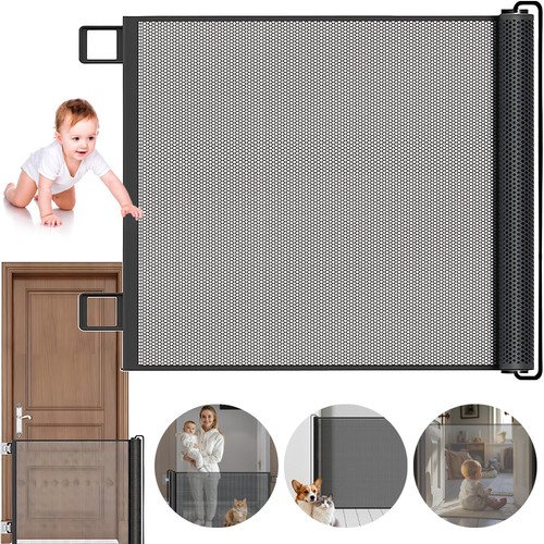 Retractable stair gate - stair,