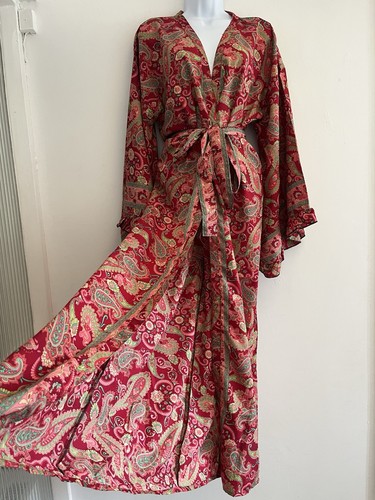 Kimono long gown robe - kimono,