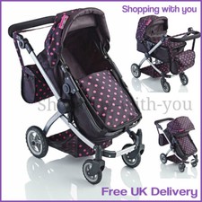 Childrens 2 In 1 Doll Stroller