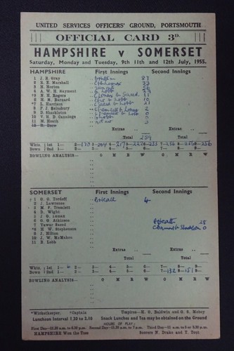 1955 hampshire v - hampshire,