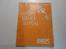 1992 Suzuki RM125 Owners