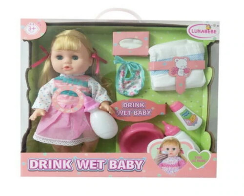 Kids girls talking baby doll - kids,