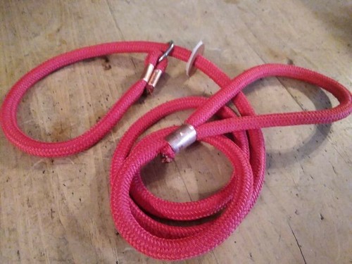 Handmade gun dog - slip, lead