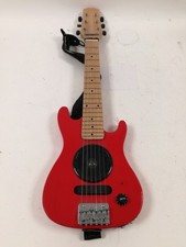 John Lewis Red 6-String Electric Toy Guitar with Built-In Speaker