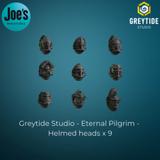 Helmed/Knight heads x 12 -
