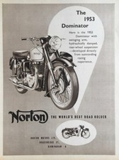 NORTON DOMINATOR MOTORCYCLE