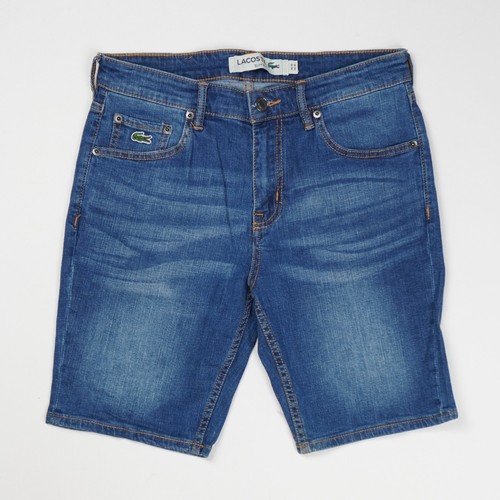 Lacoste men denim shorts - denim, us
