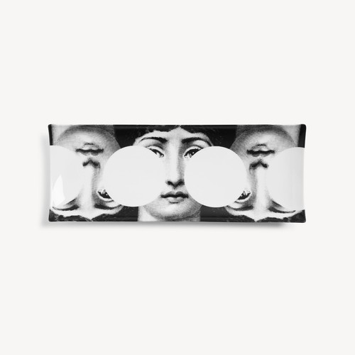 Fornasetti rectangular tray - rectangular,