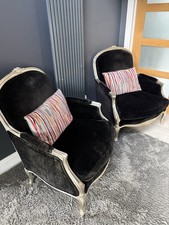 Two Velvet Regency Style