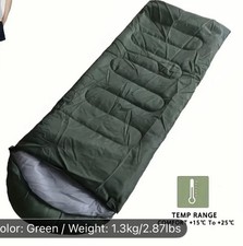 Green Sleeping Bag. Used Once