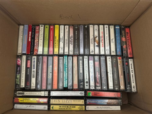 100 cassette tapes - job, lot