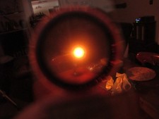 Antique microscope slide by Norman. "Halo slide". Curiosity. Truffle microspores