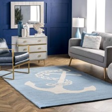 Nautical Anchor Baby Blue