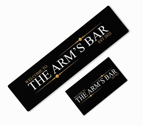 Personalised any text beer mat - any,