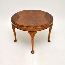 Antique Burr Walnut Coffee Table
