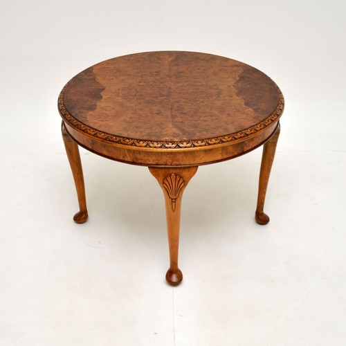 Antique burr walnut coffee - walnut,