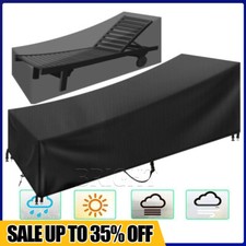 Heavy Duty Waterproof Sun Lounger Outdoor Garden Furniture Cover Patio Rattan