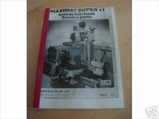 Maximat Super 11 Lathe Manual
