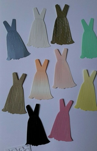 Dress die cuts - assorted,