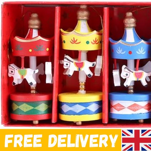 6pcs set wooden music box - wooden,