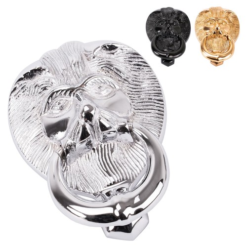 Lion head door knocker solid - lion,