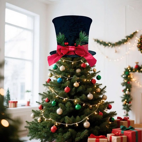 Christmas tree topper hat - tree,
