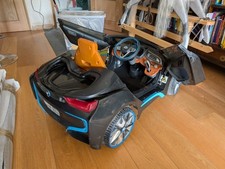 Kids Ride on Car Licensed BMW Electric Powered Music Play - Black             W9