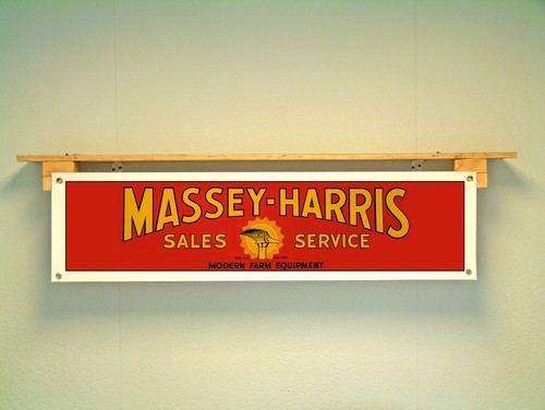 Massey harris banner - massey,